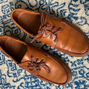 Allen Edmonds - Brown Leather Boat Shoes / Topsiders